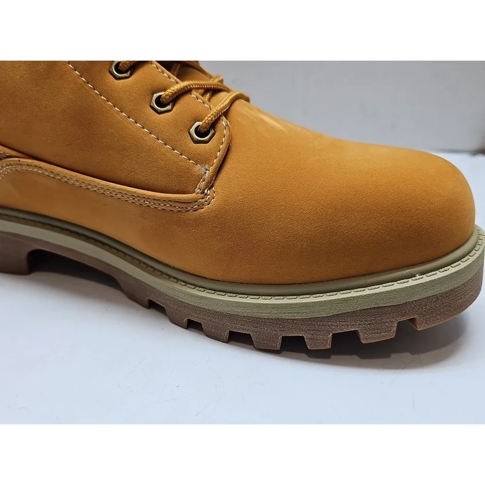 Lugz Empire Mid MEMPK7401 Men's Wheat Ankle Boots US Size 13.0D, Slip Resistant‎